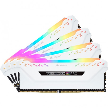 Corsair Vengeance RGB PRO 32GB (4x8GB) DDR4 3200MHz Quad Kit white