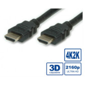 STANDARD HDMI Ultra HD kabel sa mrežom, M/M, v2.0, crni, 5.0m