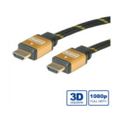 Roline GOLD HDMI kabel sa mrežom, M/M, 3.0m 