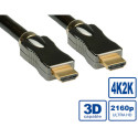 Roline HDMI Ultra HD kabel sa mrežom, M/M, 2.0m