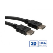 Roline HDMI kabel sa mrežom, HDMI M - HDMI M, 15m