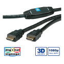 Roline HDMI kabel, HDMI M - HDMI M, 30m, sa pojačanjem