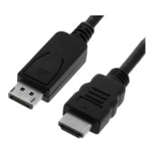 Roline VALUE DisplayPort kabel v1.1, DP(M) - HDMI(M)-TV, 1.0m