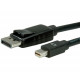 Roline VALUE DisplayPort kabel, DP M na mini DP M, 1.0m