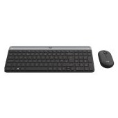 LOGITECH Slim Wireless Keyboard and Mouse Combo MK470 - GRAPHITE - HRV-SLV - INTNL