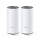 TP-Link AC1200 Deco E4 (2 pack) Whole-Home Mesh Wi-Fi, Dual-Band 300Mbps/867Mbps (2.4GHz/5GHz), 2×LAN, 2×interna antena,