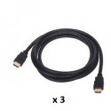 SBOX kabel HDMI 1.4 M/M, 6mm, 5m, 3 kom