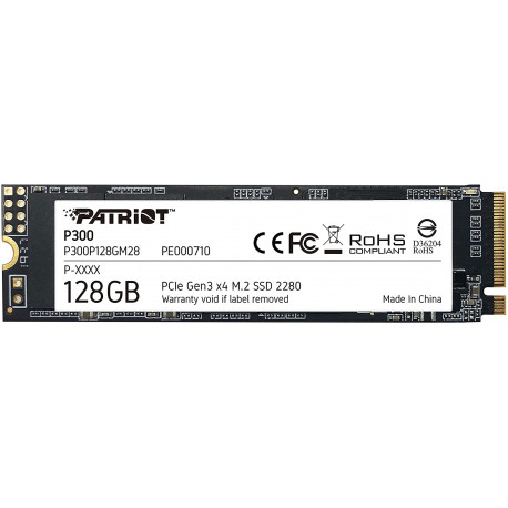 Patriot SSD P300 R1600/W600, 128GB, M.2 NVMe