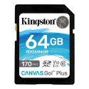 Kingston Canvas Go! Plus SD, R170MB/W70MB, 64GB