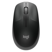 LOGITECH M190 Full-size wireless mouse - CHARCOAL - 2.4GHZ - EMEA - M190