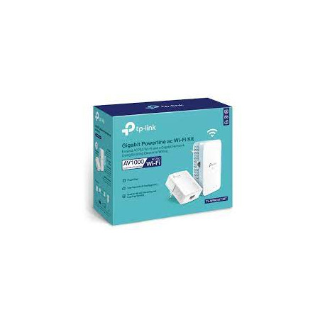 AV1000 Gigabit Powerline ac Wi-Fi Kit, Dual band 802.11ac Wi-Fi - AC750 dual band Wi-Fi (433Mbps on