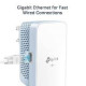 AV1000 Gigabit Powerline ac Wi-Fi Kit, Dual band 802.11ac Wi-Fi - AC750 dual band Wi-Fi (433Mbps on