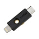 Varnostni ključ Yubico YubiKey 5Ci, USB-C in Lightning, črn