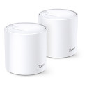 TP-Link AX1800 Deco X20 (2-pack), Dual-Band Mesh Wi-Fi 6, 574Mbps/1201Mbps (2.4GHz/5GHz), 802.11ax/ac/n/a/b/g, 2×G-LAN, 