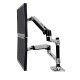 Ergotron LX Series Dual Stacking Arm 61 cm (24") Srebro