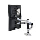 Ergotron LX Series Dual Stacking Arm 61 cm (24") Srebro