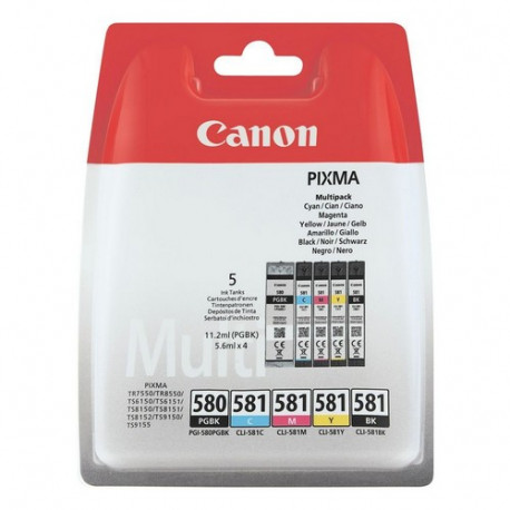 Canon tinta PGI-580 + CL-581 BCMY multipack