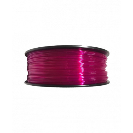 Filament for 3D, PET-G, 1.75 mm, 1 kg, purple tran