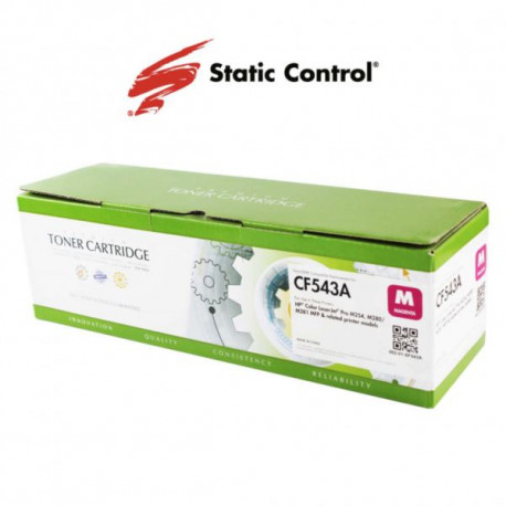 Toner Static Control HP CF543A Magenta