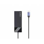 ORICO DM-8P USB-C, 8 v 1, 3x USB-A, HDMI, PD 100W, SD+TF, 3,5mm audio