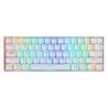 KEYBOARD - REDRAGON DRACONIC K530RGB PRO BT/WIRED MECHANICAL WHITE BROWN SWITCH