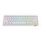 KEYBOARD - REDRAGON DRACONIC K530RGB PRO BT/WIRED MECHANICAL WHITE BROWN SWITCH