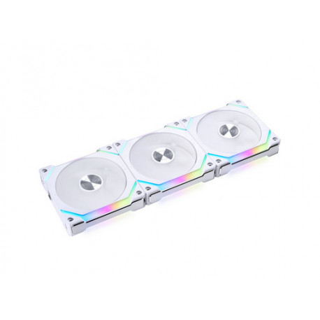 Ventilator za ohišje Lian Li UNI FAN SL120 V2 RGB PWM 120mm, 3 Pack + kontroler, bel