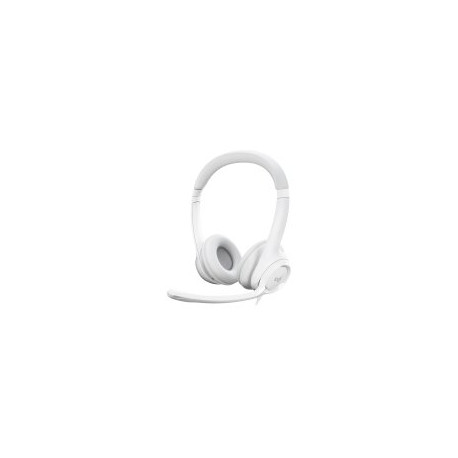 LOGITECH H390 Corded Headset - OFFWHITE - USB