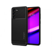 Spigen Rugged Armor, zaštitna maska za telefon, crna - Samsung Galaxy S21 FE 5G