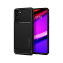 Spigen Rugged Armor, zaštitna maska za telefon, crna - Samsung Galaxy S21 FE 5G