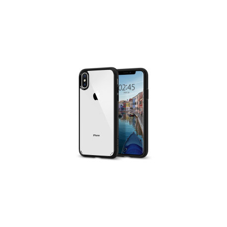 Spigen Ultra Hybrid, zaštitna maska za telefon, mat crna - iPhone XS/X