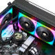 Thermaltake TT Toughliquid Ultra 280 RGB Kućište računala Sve-u-jednom vodeno hlađenje Crno