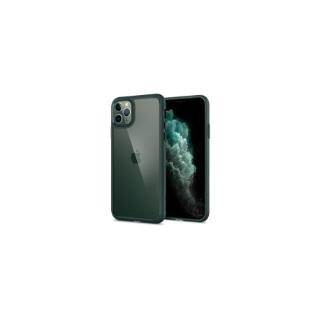 Spigen Ultra Hybrid, zaštitna maska za telefon, midnight green - iPhone 11 Pro (ACS00417)