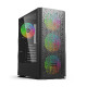 BIT FORCE Mid Tower Spectrum LED Gaming PC kućište ORION CF-4