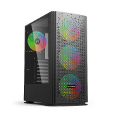 BIT FORCE Mid Tower Spectrum LED Gaming PC kućište ORION CF-4