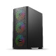 BIT FORCE Mid Tower Spectrum LED Gaming PC kućište ORION CF-4