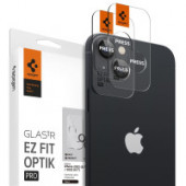 Spigen Glass EZ Fit Optik Pro, zaštitno staklo za kameru telefona, 2 kom, crno - iPhone 14/iPhone 14 Plus (AGL05213)