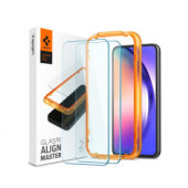 Spigen Glass Align Master Clear, zaštitno staklo za ekran telefona, 2 kom + okvir za instalaciju - Samsung Galaxy A54 5G