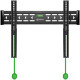 ONKRON Fixed TV Wall Mount for 43 to 85-inch Flat Panel TVs Digital Panels 68,2 kg, Black