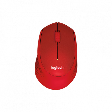 Miška Logitech M330 Silent Plus, rdeča