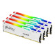 Kingston Technology FURY Beast White RGB XMP memorijski modul 64 GB 4 x 16 GB DDR5 5200 MHz