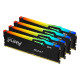 Kingston Technology FURY Beast RGB memorijski modul 128 GB 4 x 32 GB DDR5 5200 MHz