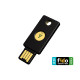 Varnostni ključ Yubico Security Key NFC, FIDO2 U2F, USB-A, črn