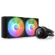 NZXT Kraken 240 RGB Procesor Sve-u-jednom vodeno hlađenje 12 cm Crno 1 kom