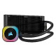 Corsair H100I Procesor Set za vodeno hlađenje 12 cm Crno