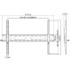 SBOX fiksni nosač 37"-80", do 45kg