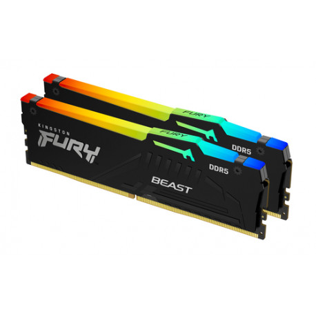 Kingston Technology FURY Beast RGB memorijski modul 16 GB 2 x 8 GB DDR5 ECC