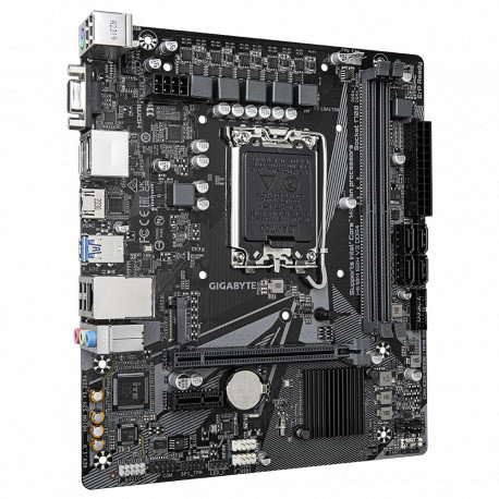 GIGABYTE MB LGA1700 2 x DDR4 1 x M.2 4 x SATA 1 x D-Sub 2 x DisplayPorts 1 x HDMI port Micro ATX