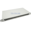 NFO Patch Panel 1U 19" - 24x SC Duplex, Closed, 1 tray