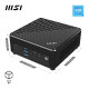 MSI Cubi N ADL-007DE Intel® N N100 4 GB DDR4-SDRAM 128 GB SSD Windows 11 Pro Mini PC Crno